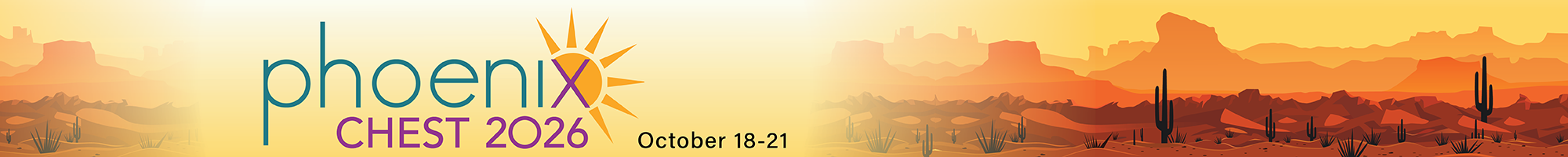 Phoenix | CHEST 2026 | October 18–21 Phoenix | CHEST 2026 | October 18–21